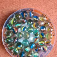 Biglio in vetro vintage anni '70-'80