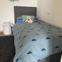 Letto singolo contenitore con materasso