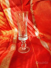 Servizio Bicchieri in cristallo molato a mano