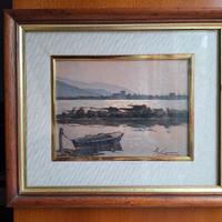 QUADRO GIOVANNI LOMI - MACCHIAIOLO LIVORNESE -1940