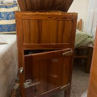 Ghiacciera vintage legno