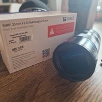 sirui 35mm 1.8 1.33x  anamorphic cine lens