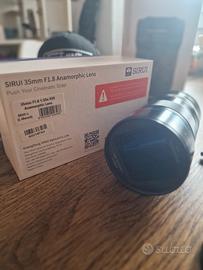 sirui 35mm 1.8 1.33x  anamorphic cine lens