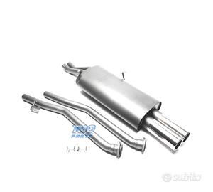 SILENZIATORE DI SCARICO PER BMW SERIE 3 E30 L6 198