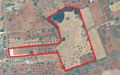 Terreno edificabile di 21.026 mq con fabbricati