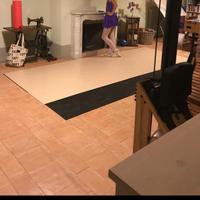 Tappeto danza PRO 70 con gomma