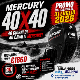 MOTORE F40 ORION PROMO fino al 31 07 2026
