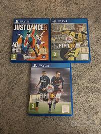 Set 3 giochi PlayStation 4