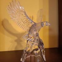 STATUETTA/SCULTURA AQUILA CRISTALLO