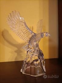 STATUETTA/SCULTURA AQUILA CRISTALLO
