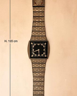 Orologio da parete siriano vintage – Intarsiato