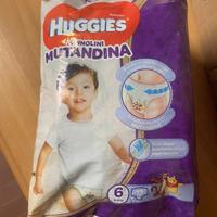 Pannolini mutandine huggies mis. 6
