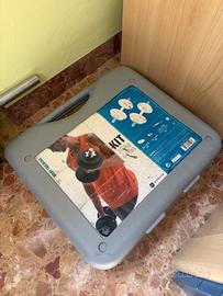 Kit manubri e bilanciere palestra 20kg