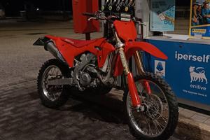 Honda cre 450F TARGATA tripla omologazione