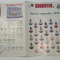 Subbuteo catalogo italiano “Nuove squadre 1976”