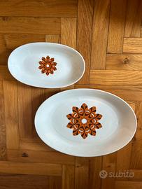 Coppia Vassoi Ceramica bavaria