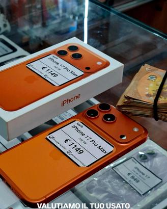 IPHONE 17 PRO MAX 256GB arancio 