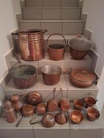 20 pezzi set utensili da cucina in rame