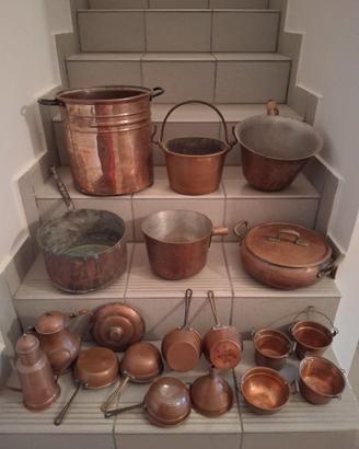 20 pezzi set utensili da cucina in rame