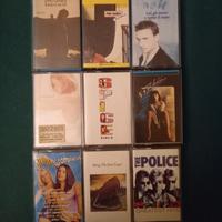 Musicassette Pino Daniele Nek Sting Police Madonna