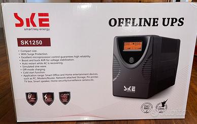 SKE Ups Gruppo Continuità 1250VA/720W ProtectorUPS