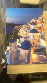 Stampa su tela moderna Santorini 37x55,5
