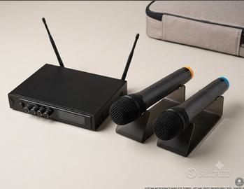 Sistema Microfonico Wireless Doppio 