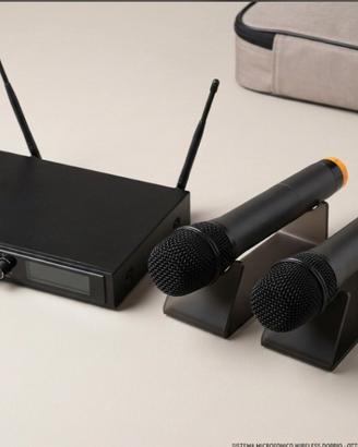 Sistema Microfonico Wireless Doppio 