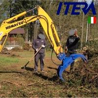 Pinza per tronchi legna spaccata pietre