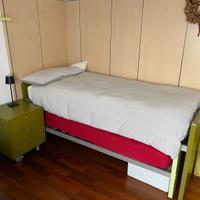 Letto rialzato con letto estraibile