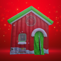 Casetta di natale gonfiabile