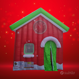 Casetta di natale gonfiabile