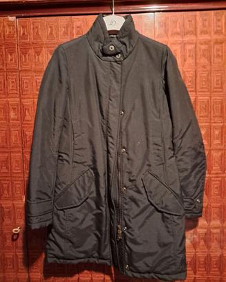 Piumino cappotto nero donna aspesi