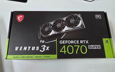 Scheda GraficaMSI GeForce RTX 4070 12 GB Ventus 3x