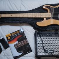 set Basso elettrico 4 corde