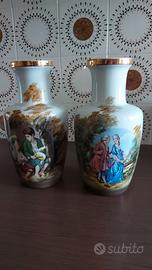 N.2 Vasi spagnoli "SARBO" in porcellana