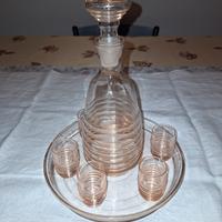 Bottiglia e 6 bicchierini