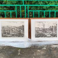 Due stampe GIOVANNI BATTISTA PIRANESI incorniciate