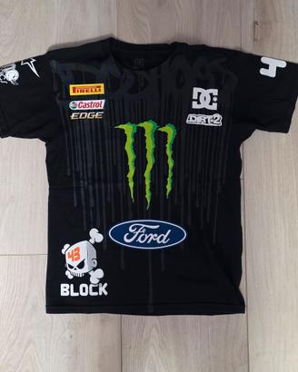 DC SHOES T-Shirt Uomo M Momster Energy Ken Block