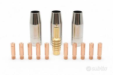 Ricambi Torcia MIG BZ15 14pz Ugello Punte