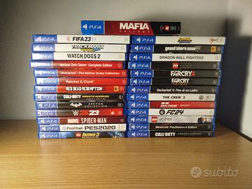 lotto giochi ps4(il prezzo varia da gioco a gioco)