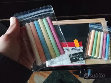 Lavagnetta + Gessetti colorati per bambini 