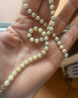 Girocollo di perle vere