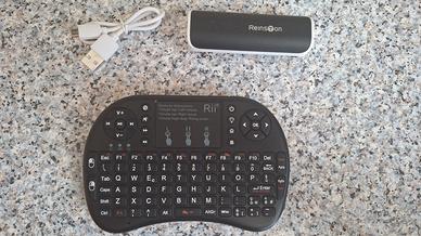 Mini tastiera Rii + Powerbank