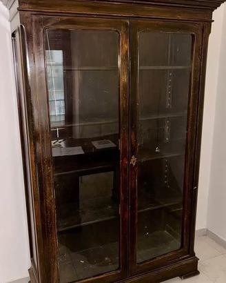 Libreria antica fine ’800 in legno massello
