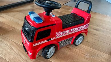 Camion pompieri calvalcabile primi passi 1-3 anni