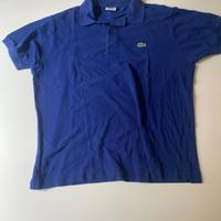 polo lacoste blu taglia L