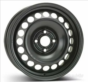 4 CERCHI IN FERRO da 15 4 fori Opel e Fiat