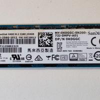 Sandisk X400 M2 2280 Sata SSD 256 GB