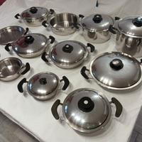 Pentole AMC 24 pezzi in acciaio inox